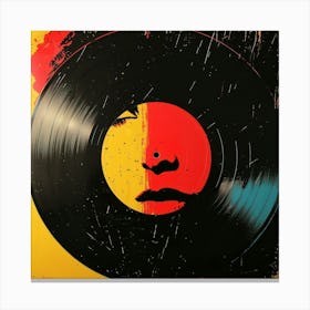 Vinyl Pop Art 1 Canvas Print