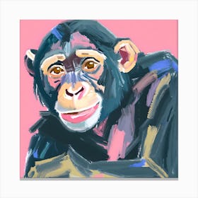 Chimpanzee 02 Canvas Print