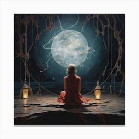 Full Moon Canvas Print