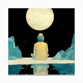 Full Moon Canvas Print