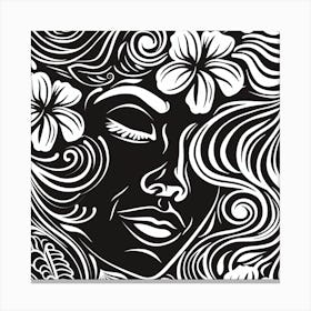 Hawaiian Woman Canvas Print