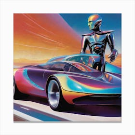 Futuristic Car 25 Canvas Print