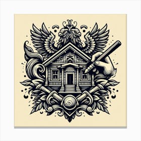 House Of Eagles Canvas Print