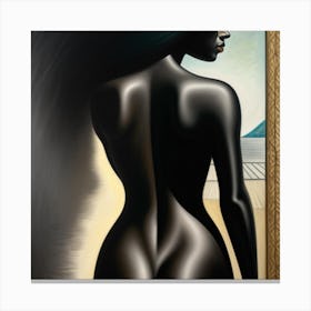 'Black Woman' Canvas Print