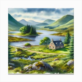 Scottish Landscape Canvas Print