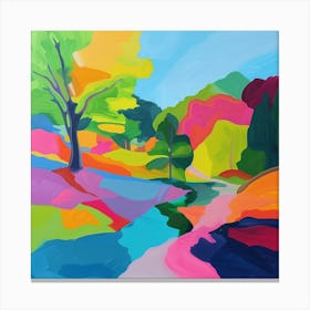 Abstract Park Collection Ibirapuera Park Bogota Colombia 1 Canvas Print