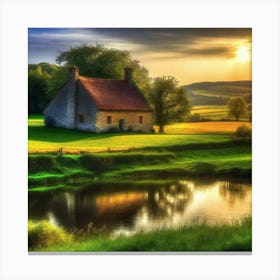 House In The Countryside 6 Canvas Print