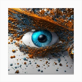 Eye Of The Art Canvas Print