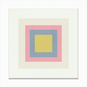 Minimalist Abstract Geometries - Candy 04 Canvas Print