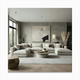 Modern Living Room 120 Canvas Print