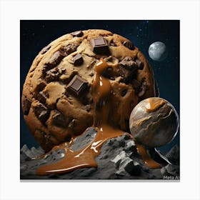 Chocolate Chip Cookie Canvas Print