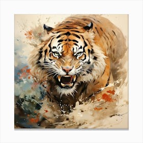 Tiger Painting Canvas Print