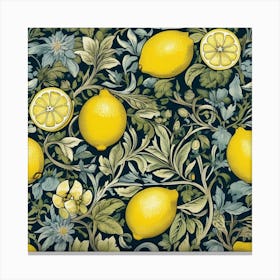 William Morris Lemons Canvas Print