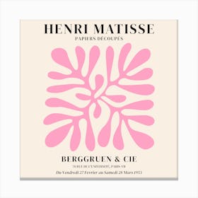 Henri Matisse pink coral reef edition Canvas Print