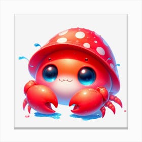 Cute Crab Canvas Print