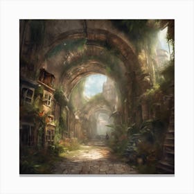 Fantasy City 27 Canvas Print