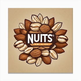Nuts As A Logo (25) Canvas Print