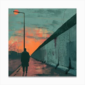 Berlin Wall Painting Canvas Print