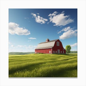 Big Red Barn 2 Canvas Print