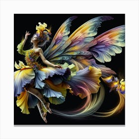 iris fairy Canvas Print