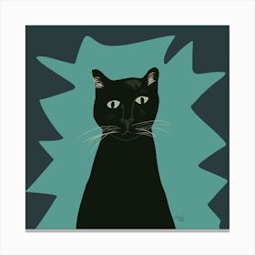 A Black Cat called Kala Canvas Print