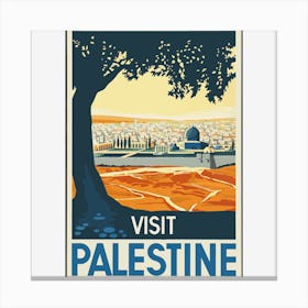 Visit Palestine Canvas Print