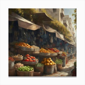 Fruit Market 2 Canvas Print