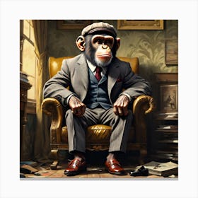 Peaky Monkeys ² Canvas Print