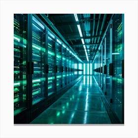 Ai Driven Security Protects A Future Proof Data Center Advanced Ai Processors Monitor Streams Of Da Canvas Print