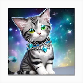 Cute Kitten Canvas Print