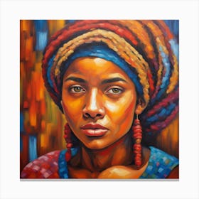 African Woman 1 Canvas Print