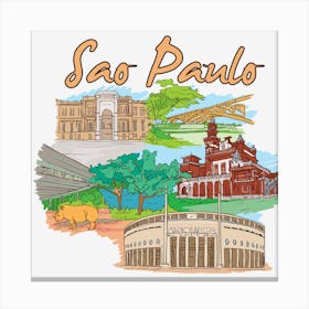 Sao Paulo Canvas Print