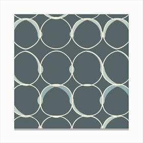 Circles Wallpaper Canvas Print