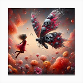 'Flight Of The Butterflies' 1 Canvas Print