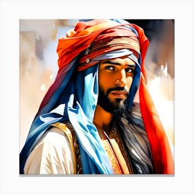 Creative Male Portrait 56 Canvas Print