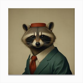 Raccoon 1 Canvas Print