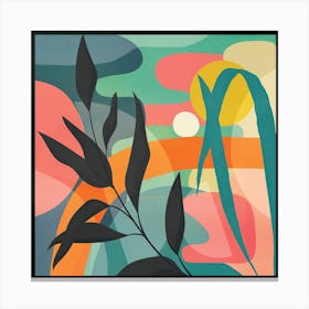 Sunrise Garden 4 Canvas Print