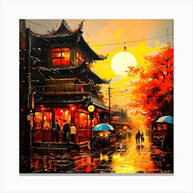 China Town 2 Canvas Print