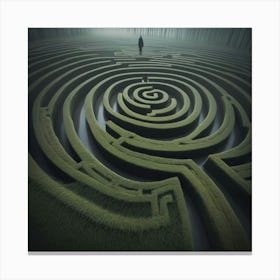 Puzzle Maze Canvas Print