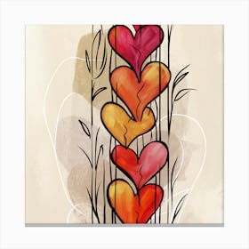 Heart - Heart Stock Videos & Royalty-Free Footage Canvas Print