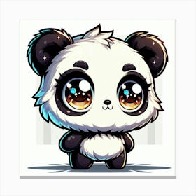 Cute Panda Canvas Print