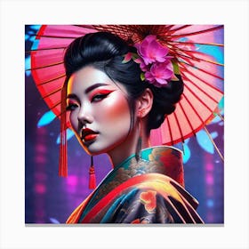 Geisha 171 Canvas Print
