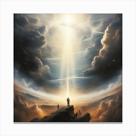 Souls From Heaven And Earth (2) Canvas Print