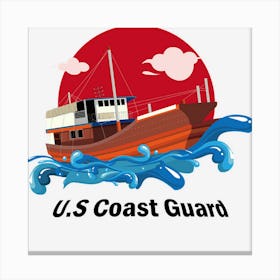 Us Coast Guard 1nji7 Canvas Print