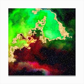 100 Nebulas in Space with Stars Abstract n.034 Canvas Print