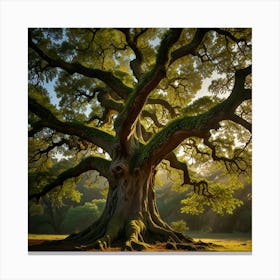 Oak Tree Canvas Print