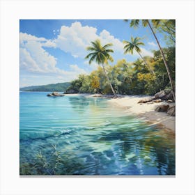 Caribbean Sunset Symphony Canvas Print