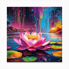 Lotus Flower 25 Canvas Print