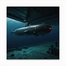 Default Create Unique Design Of Submarine 2 Canvas Print