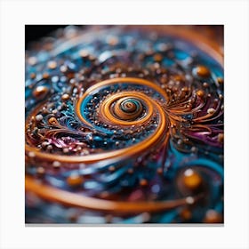 Spiral Art Canvas Print